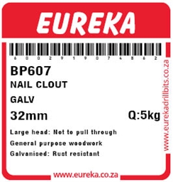 BP607 - Clout Nail -BP607_label_T